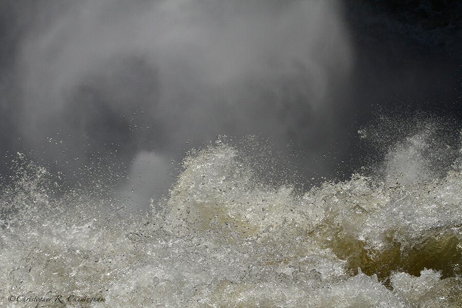 Waterfall on the Yellowston River, Yellowstone National Park, Wyoming.