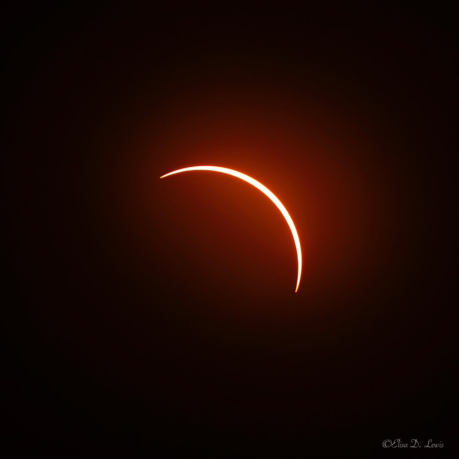 Near Totality, Casper, Wyoming